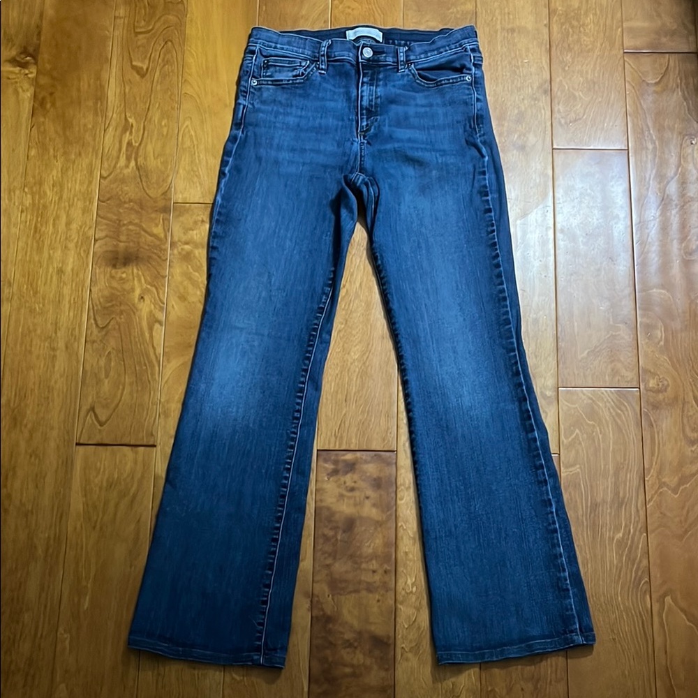 GAP Perfect Bootcut Jeans Women 31R Medium Wash Mid Rise Stretch Classic Denim